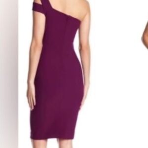 Likely One-Shoulder Dress in Rich Purple